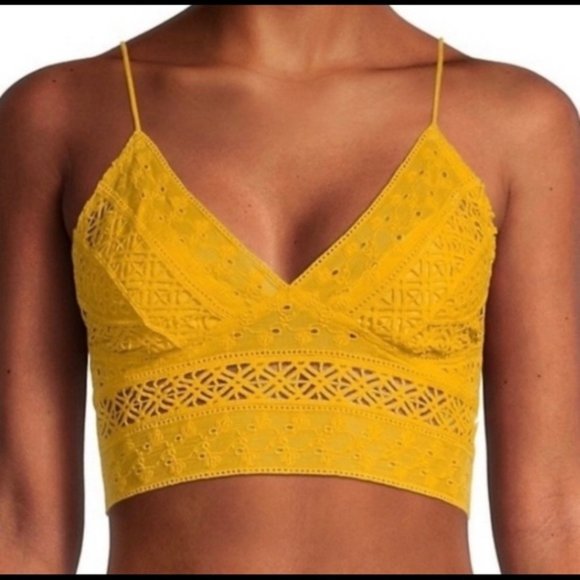 Free People Other - Free People Carina Bralette Mango Size NWT